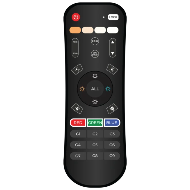 BLE-MESH Remote 9 Group (Plexilent)