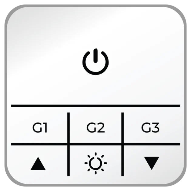 BLE-MESH Switch 3 Group-RGB+CCT (Plexilent)