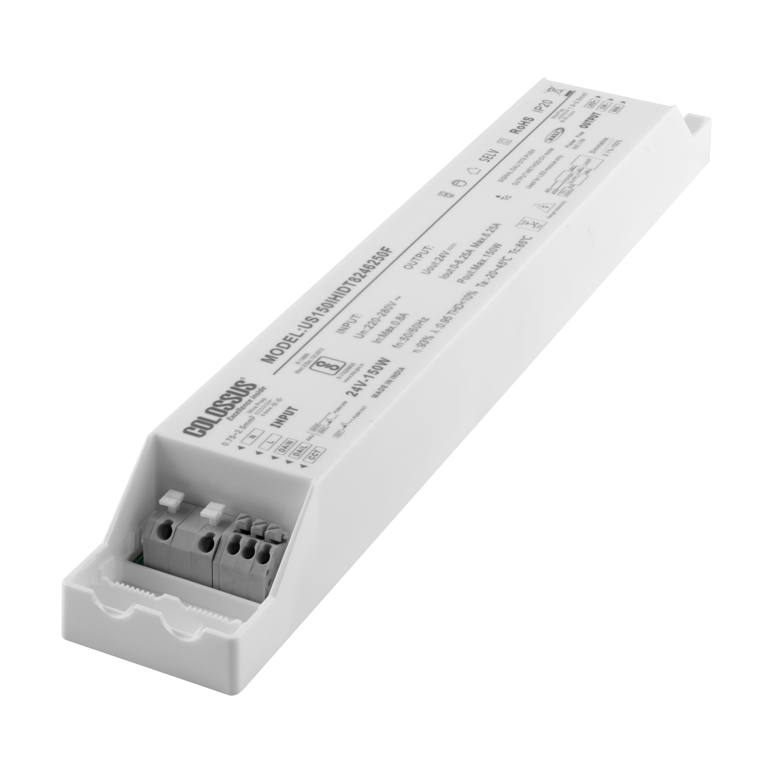 DALI-2 150W 24V 6.2A DT8 - Flicker Free - Image 2